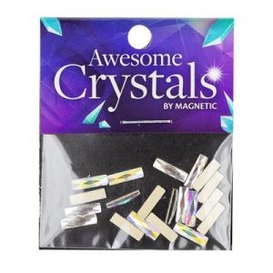 Awesome crystals RECTANGLE 2,5 X 9 20 PCS