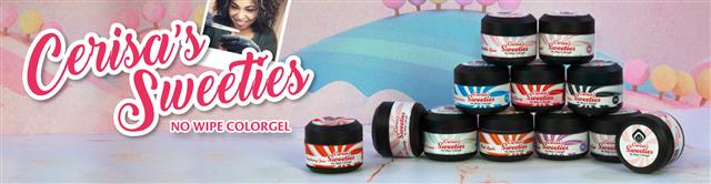 Cerisa Sweeties No Wipe Colour Gel